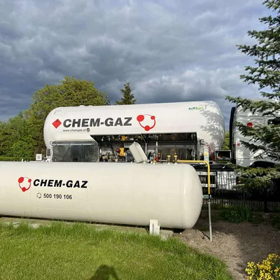 Zbiornik na gaz i cysterna dostawcza CHEM-GAZ